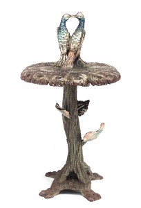Italian venetian kissing peacock center table
