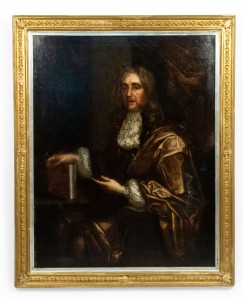 English georgian nobleman with book portrait 1