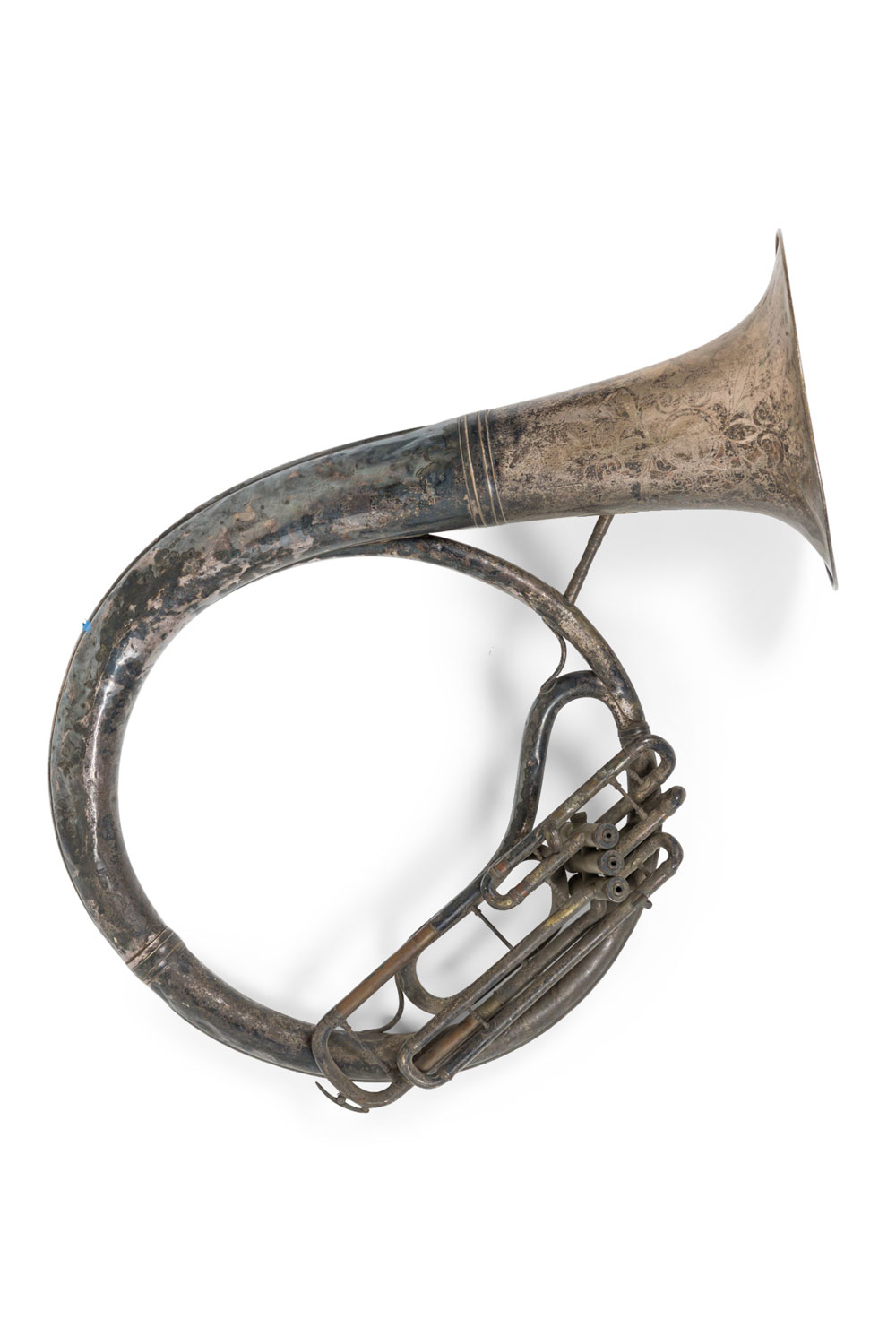 Victorian silver plated sousaphone