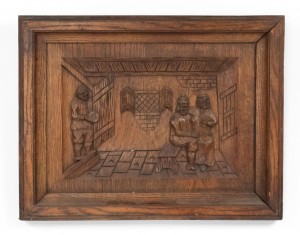 Italian renaissance style carved wall plaques 1