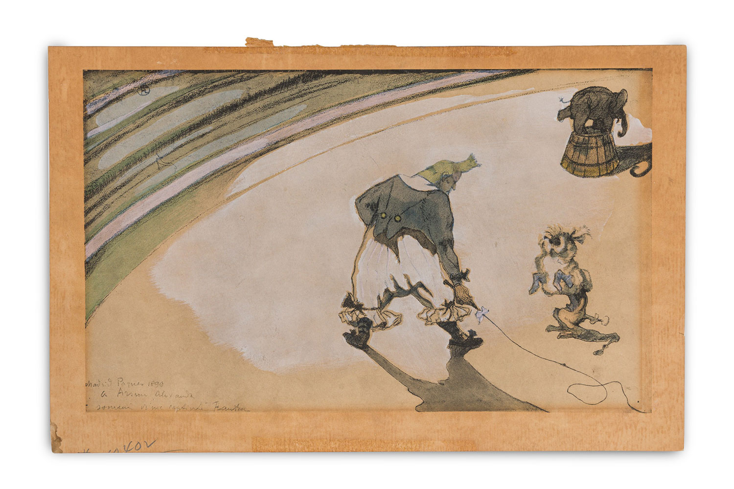 Lautrec circus scene
