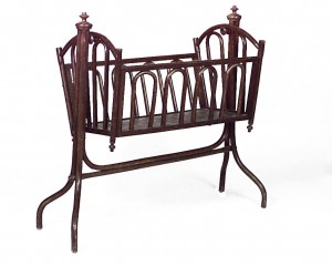 Austrian bentwood hoop cradle