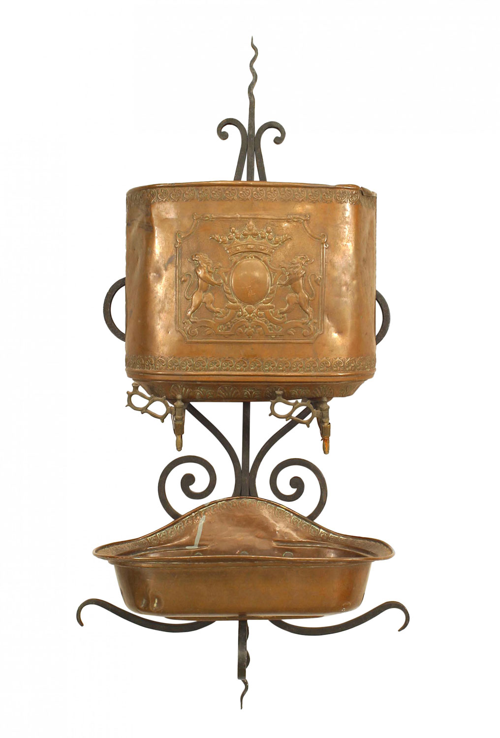 English renaissance copper lavabo