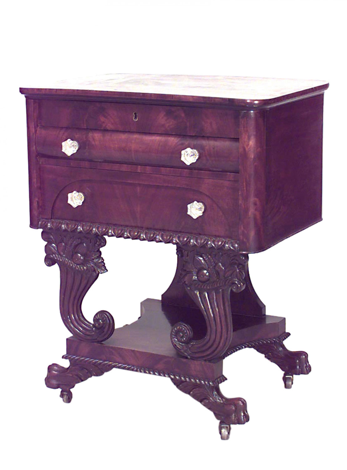 American empire flip top sewing table