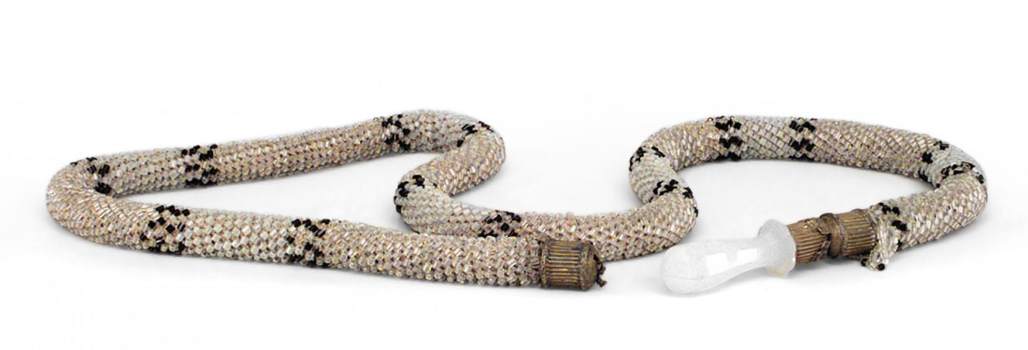 Victorian beaded bell pull