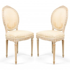 French louis xvi bleached side chairs 3