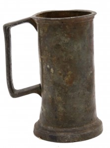 English renaissance style pewter tankard 2