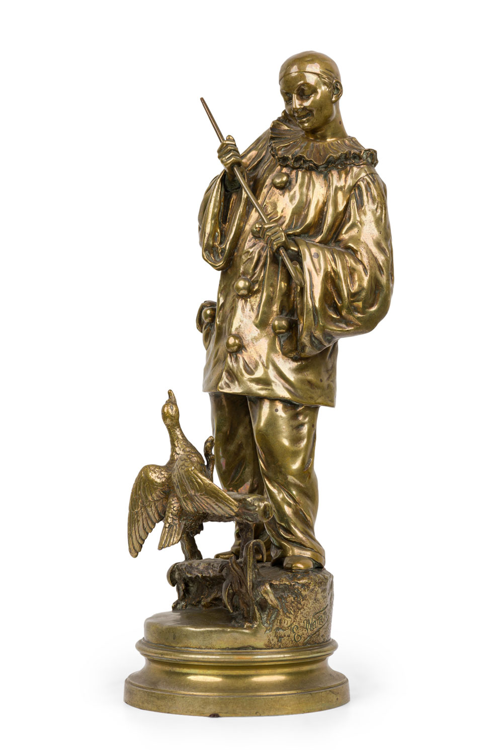 Ernest wante bronze pierot and a duck
