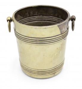 Art deco silver plate ice buckets 1