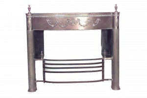 English adam brass festoon mantel