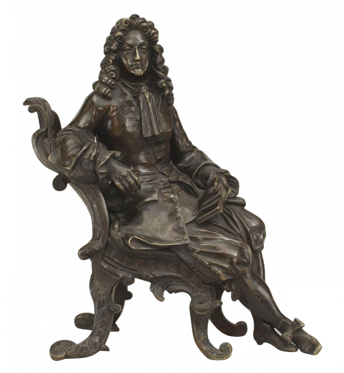Louis xv rococo figure