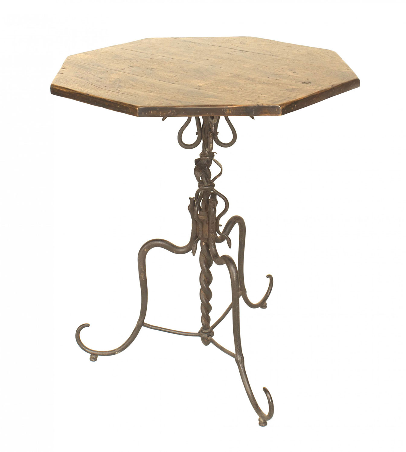 Spanish renaissance walnut end table