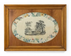 English victorian countryside wall plaque