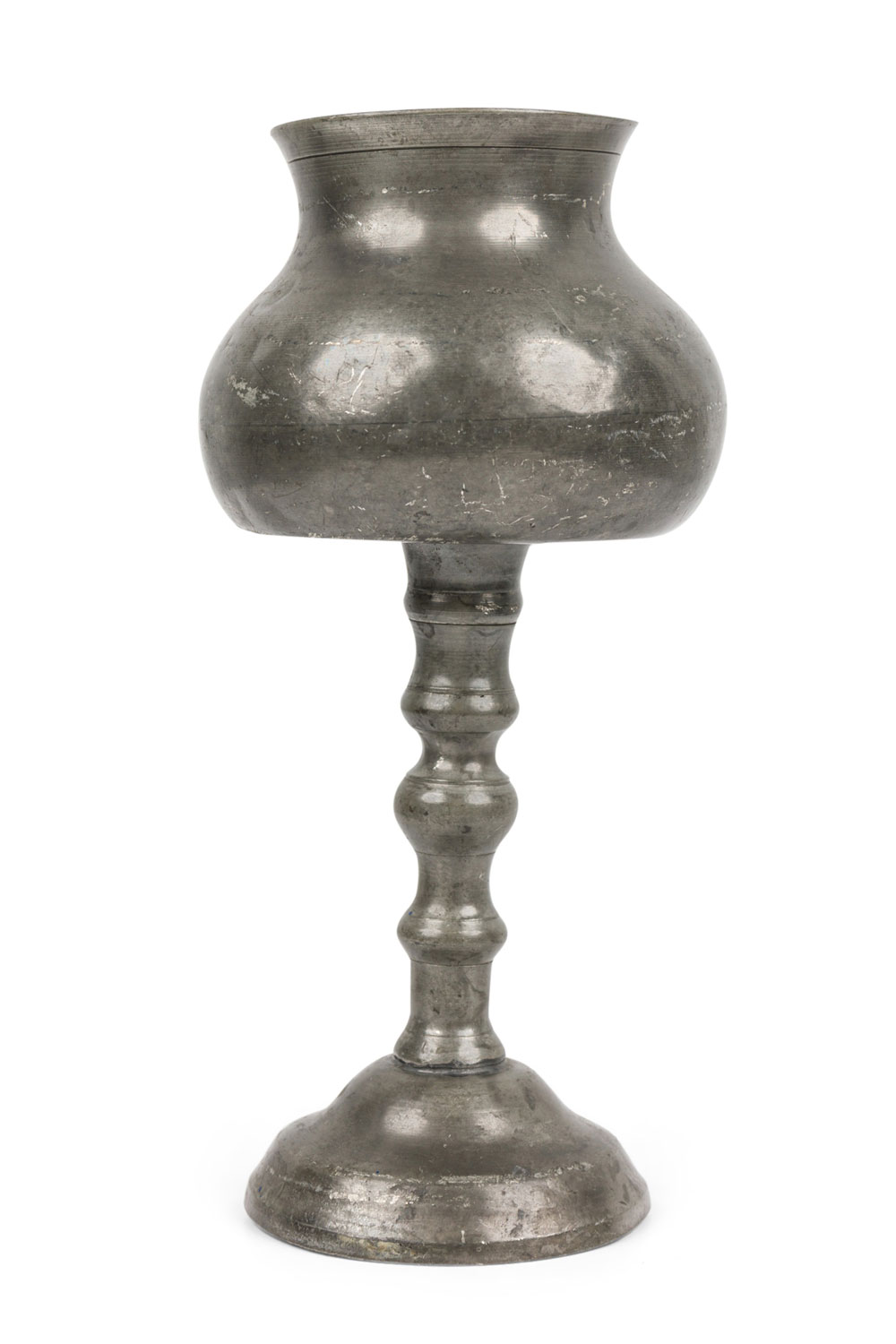 English renaissance pewter chalice