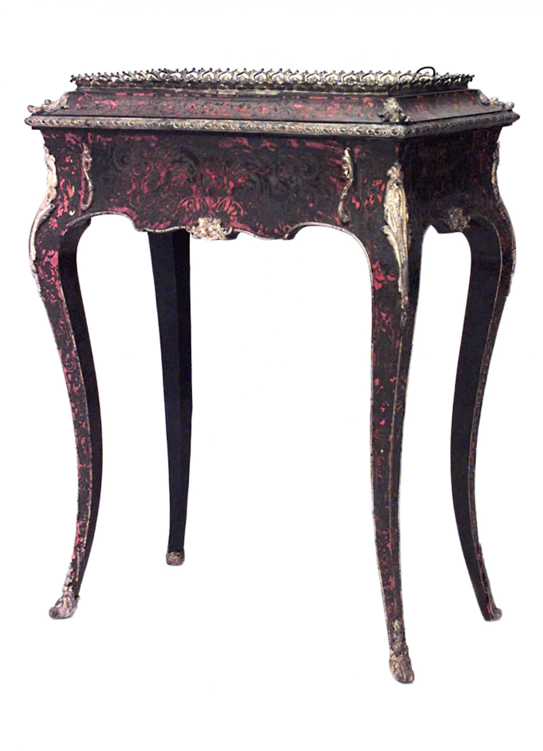 French victorian boulle fernery