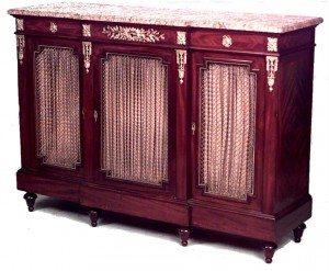 French louis xvi style mahogany sideboard