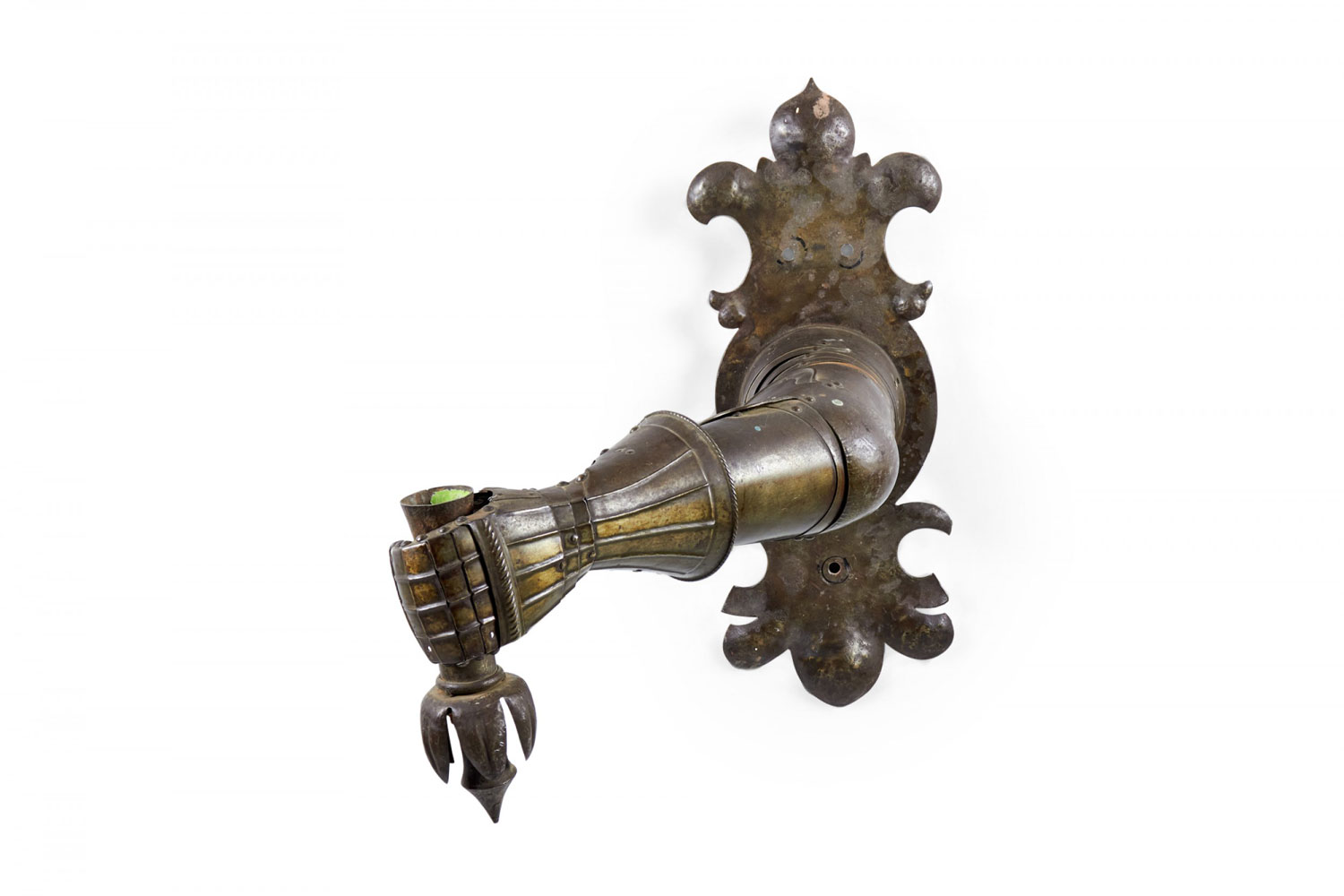 Italian renaissance style metal wall sconce