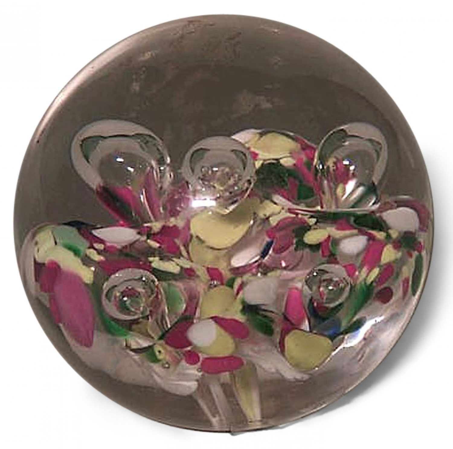 Italian venetian style crystal paperweight 1