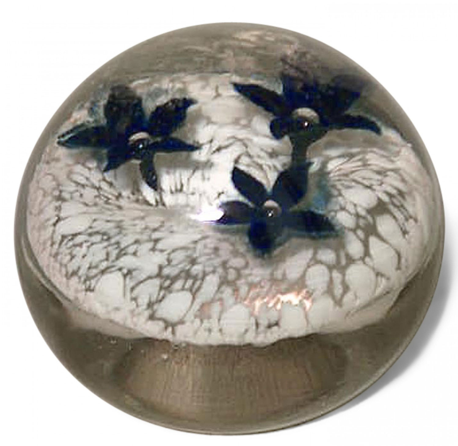 Italian venetian style crystal paperweight 2