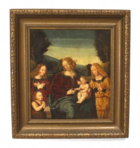 Italian renaissance madonna and child painting