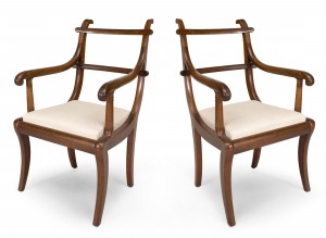 English regency mahogany ladder