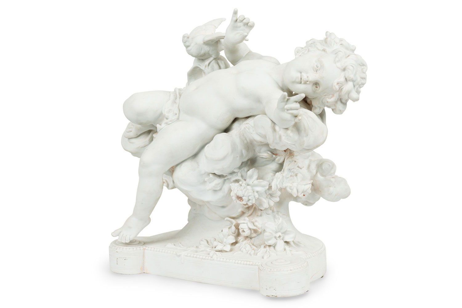 Louis xv unglazed sevre cupid