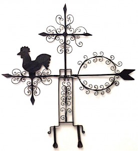 American country Wrought Iron weather vane 2