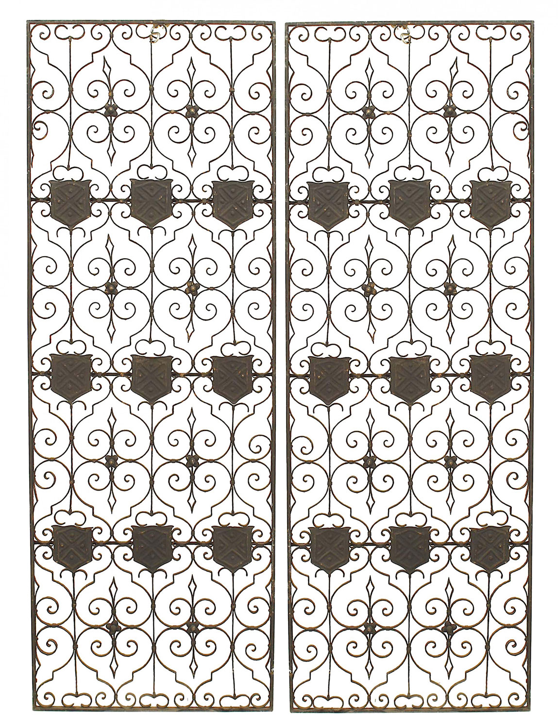 English renaissance black iron gates 1