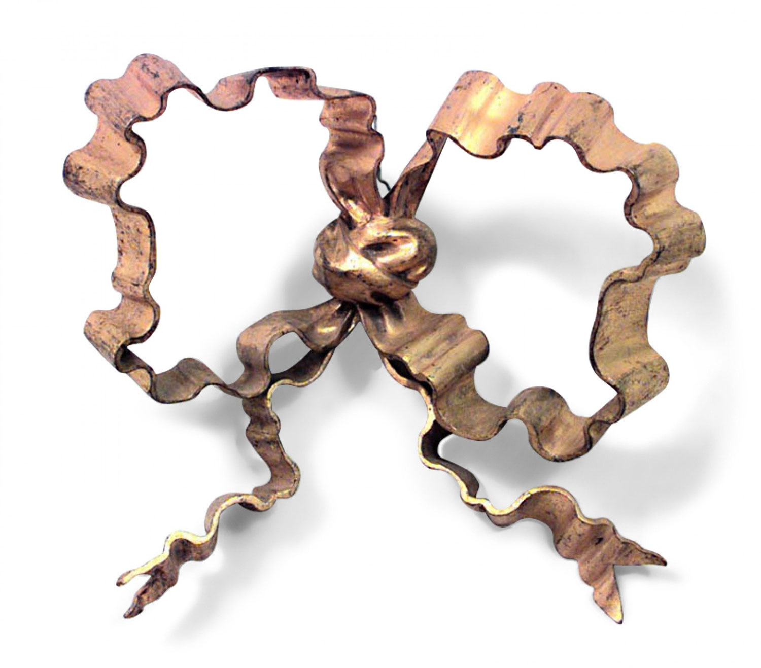 French louis xv style bronze bow ornament 1