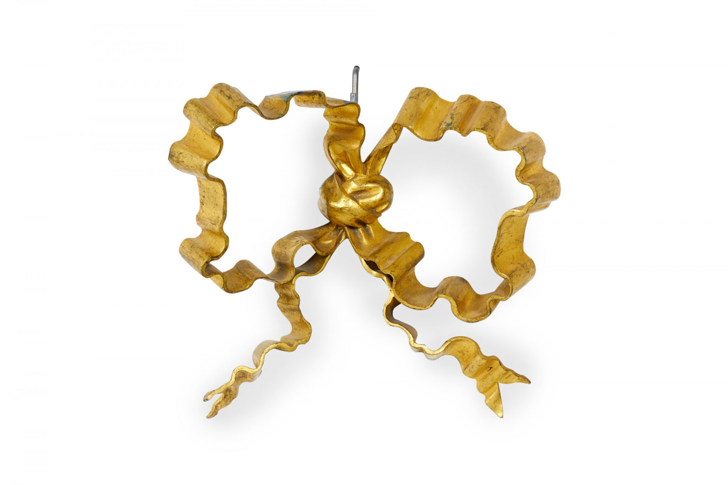 French louis xv style gilt bronze bow ornament