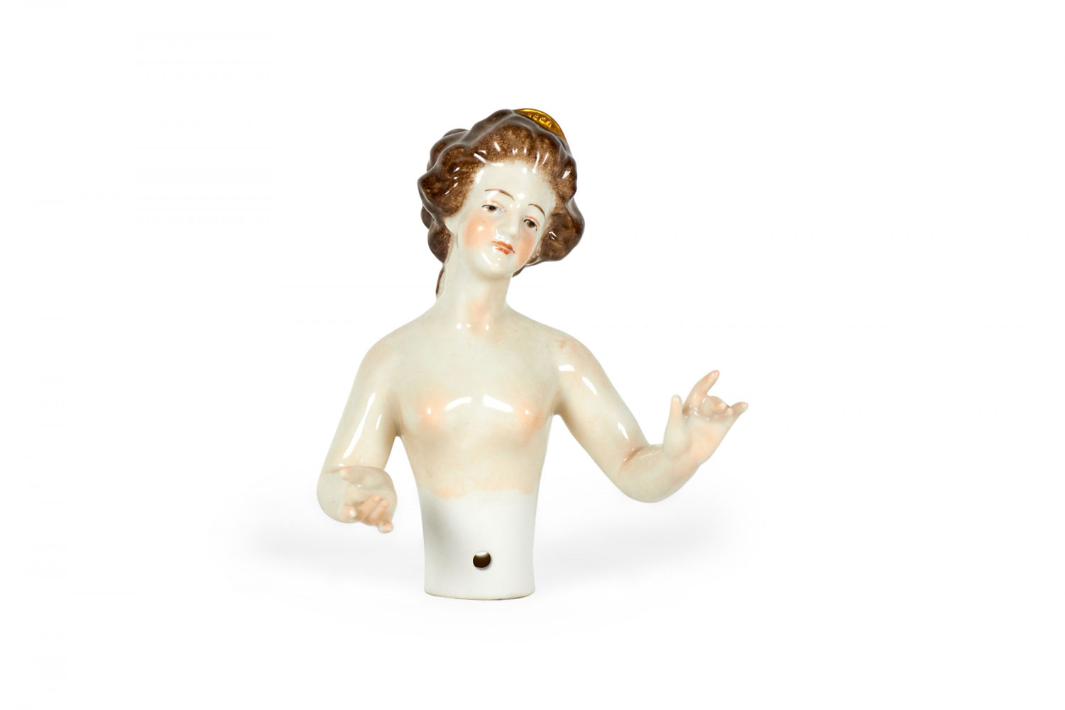 German porcelain nude lady figure