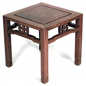 Asian chinese teak coffee table