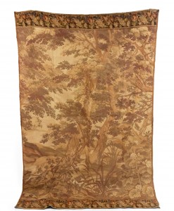 French woven forest tapestry 1
