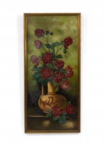 French victorian roses painting