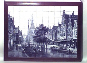 Dutch monumental amsterdam canal porcelain tiles