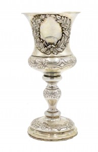 Italian renaissance style silver chalice 3