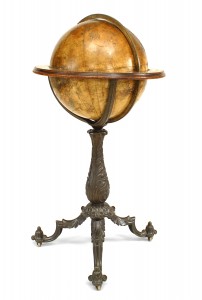 English victorian globe circa 1832