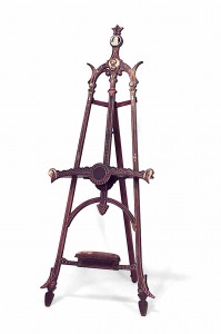 Victorian eastlake rosewood easel