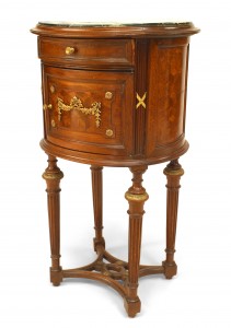 French louis xvi mahogany bedside commode