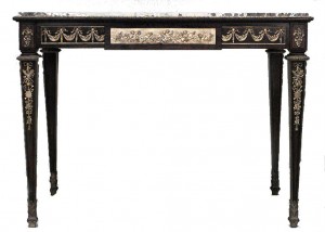 French louis xvi mahogany cupid center table