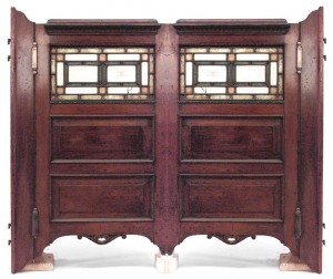 American victorian mahogany saloon doors