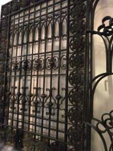 Italian renaissance iron scroll gates