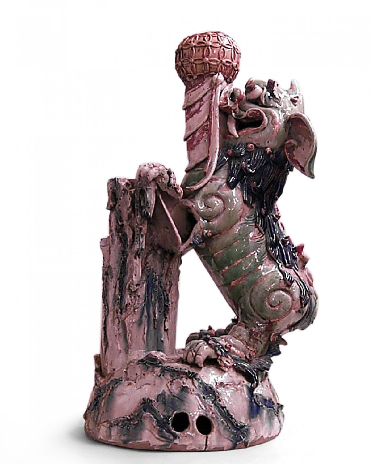 Chinese porcelain foo dog figures