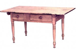 American country pine table desk 2