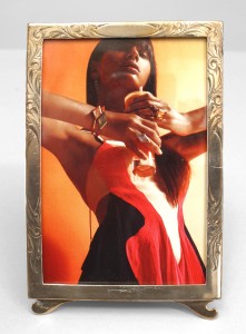 American victorian silver picture frame