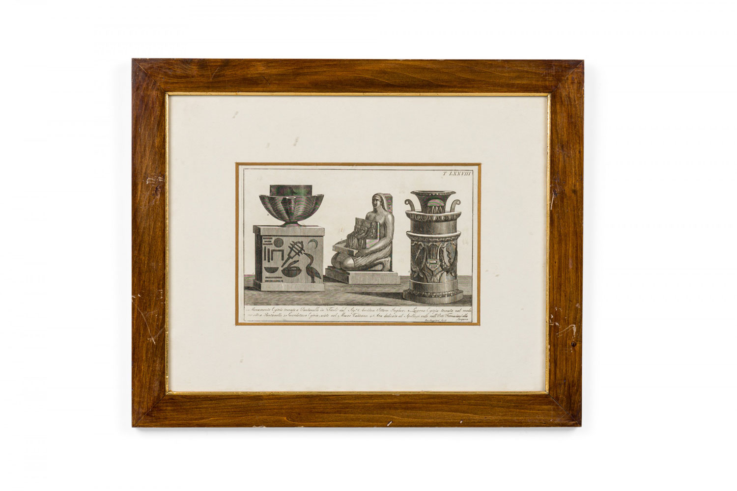 Italian neo classic military objects print 5