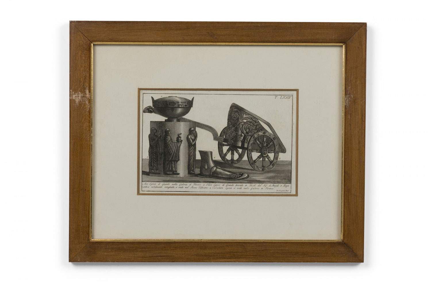 Italian neo classic military objects print 11