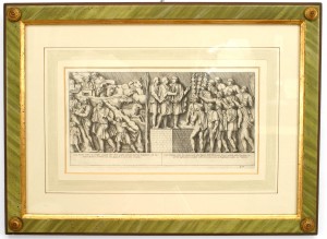 Neo classic roman historical scene prints 1