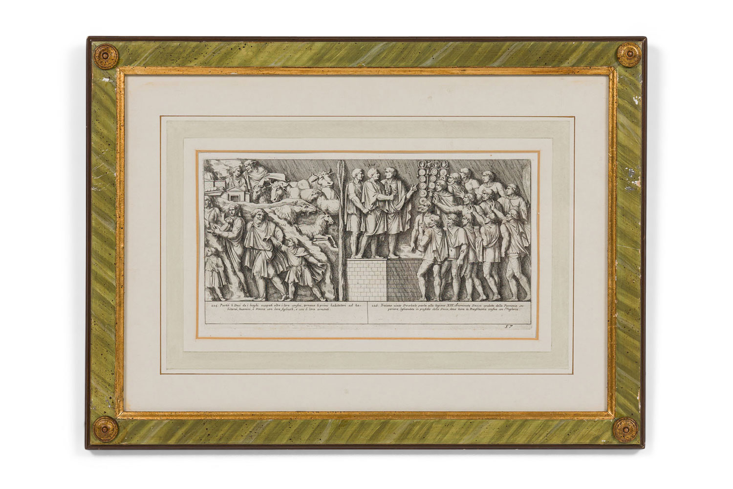 Neo classic roman historical scene print 83