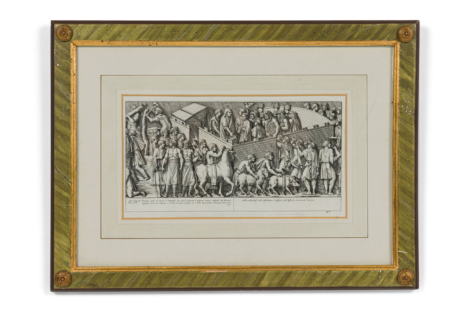 Neo classic roman historical scene print 77